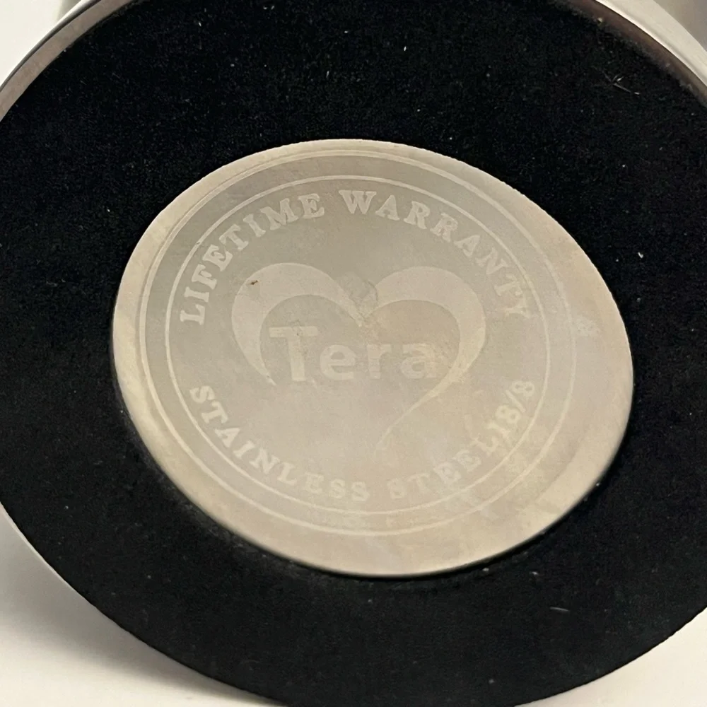 TERA MORTAR AND PESTLE Stainless Steel Food Grade 18/8 New